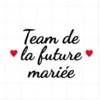 flex thermocollant pour flocage Teeshirt spécial mariage EVJF flex thermocollant pour flocage Teeshirt spécial mariage EVJF "Team de la future mariée"