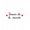 flex thermocollant pour flocage Teeshirt spécial mariage EVJF "Témoin de la mariée" flex thermocollant pour flocage Teeshirt spécial mariage EVJF "Témoin de la mariée"