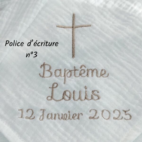 Police d’écriture numéro 3