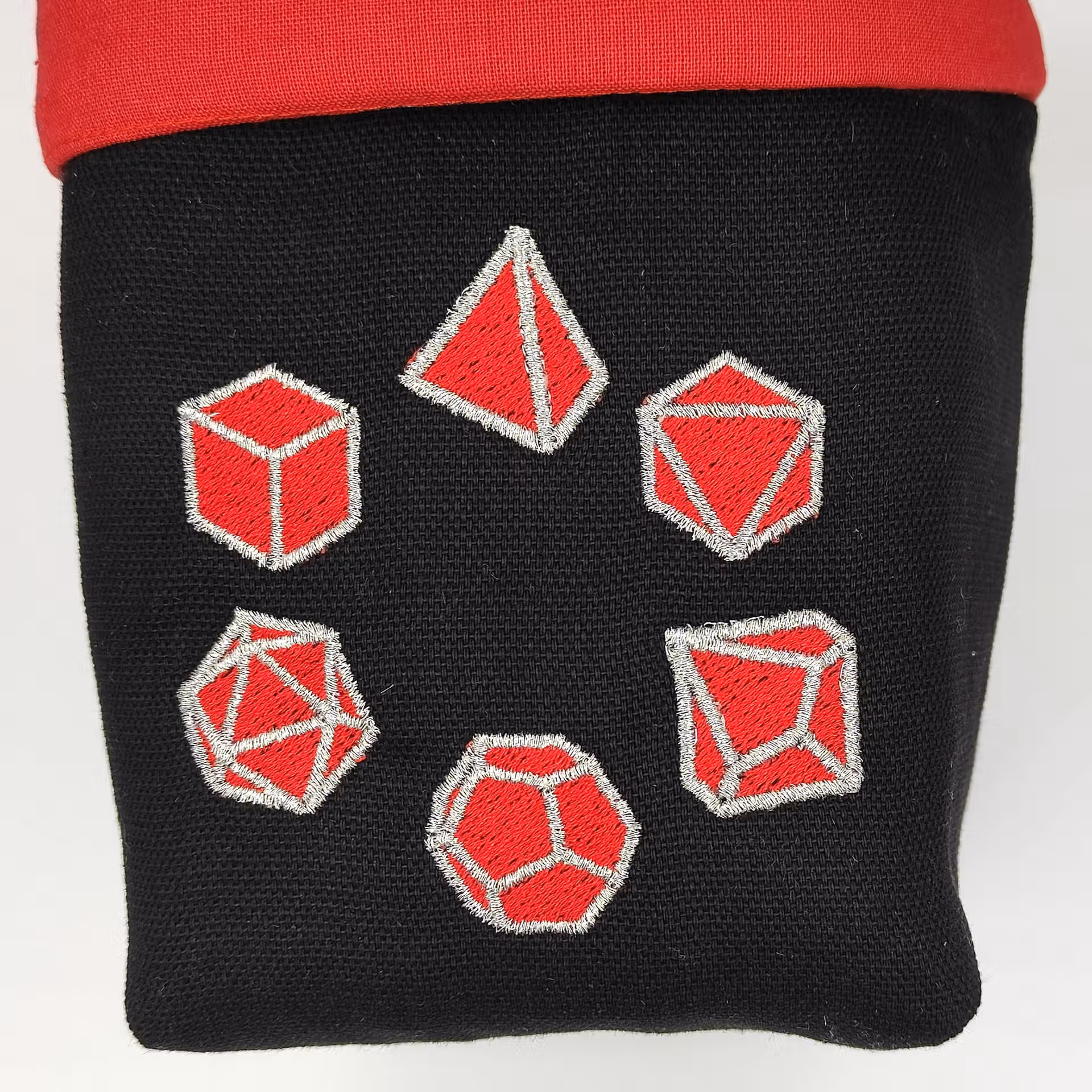 broderie set de dés de jeu de rôle