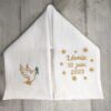 écharpes de baptême colombe enfant