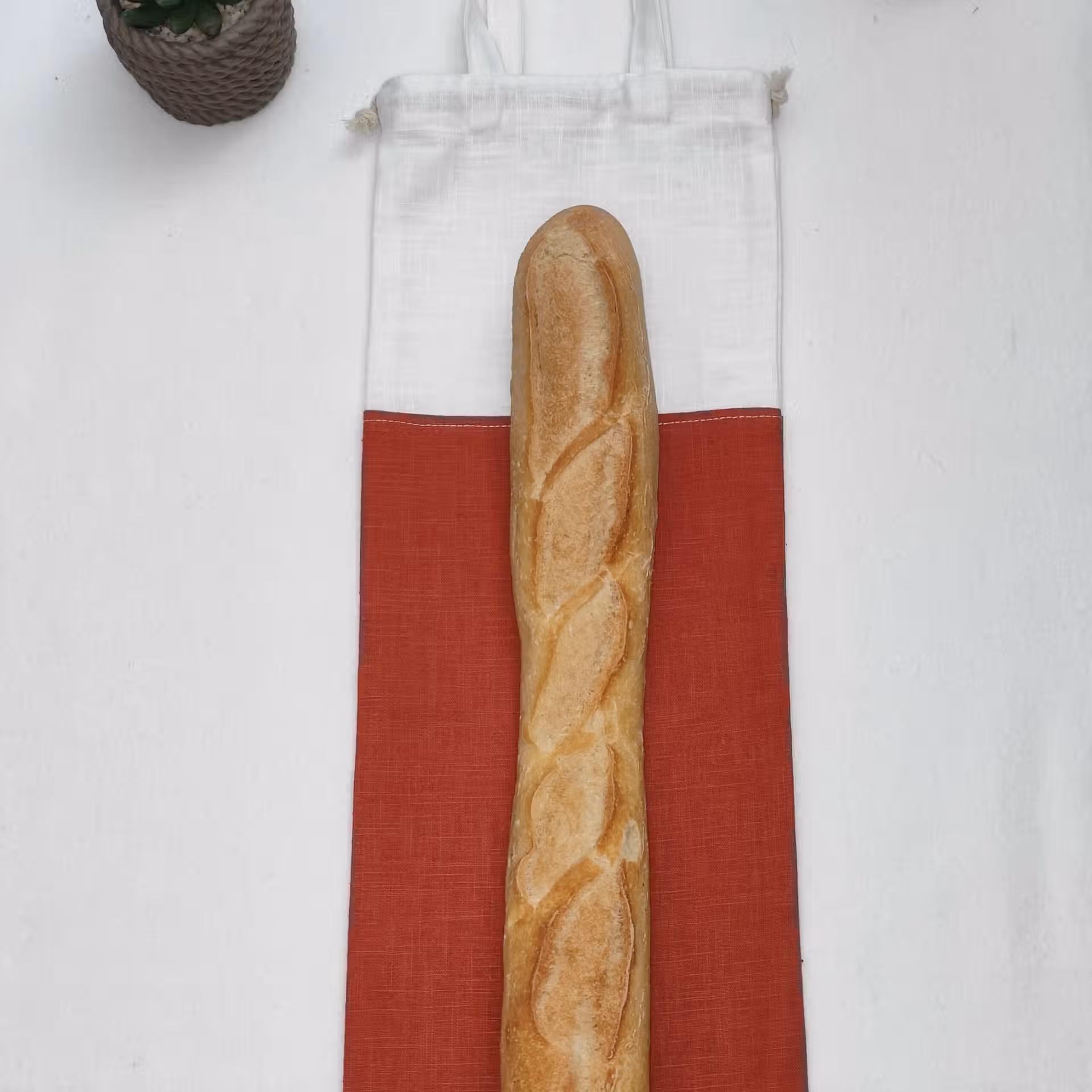 sac à pain bicolore rouge et blanc sac à pain bicolore rouge et blanc