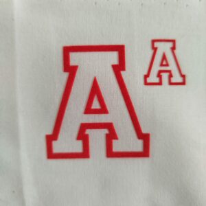 flex thermocollant lettre A rouge