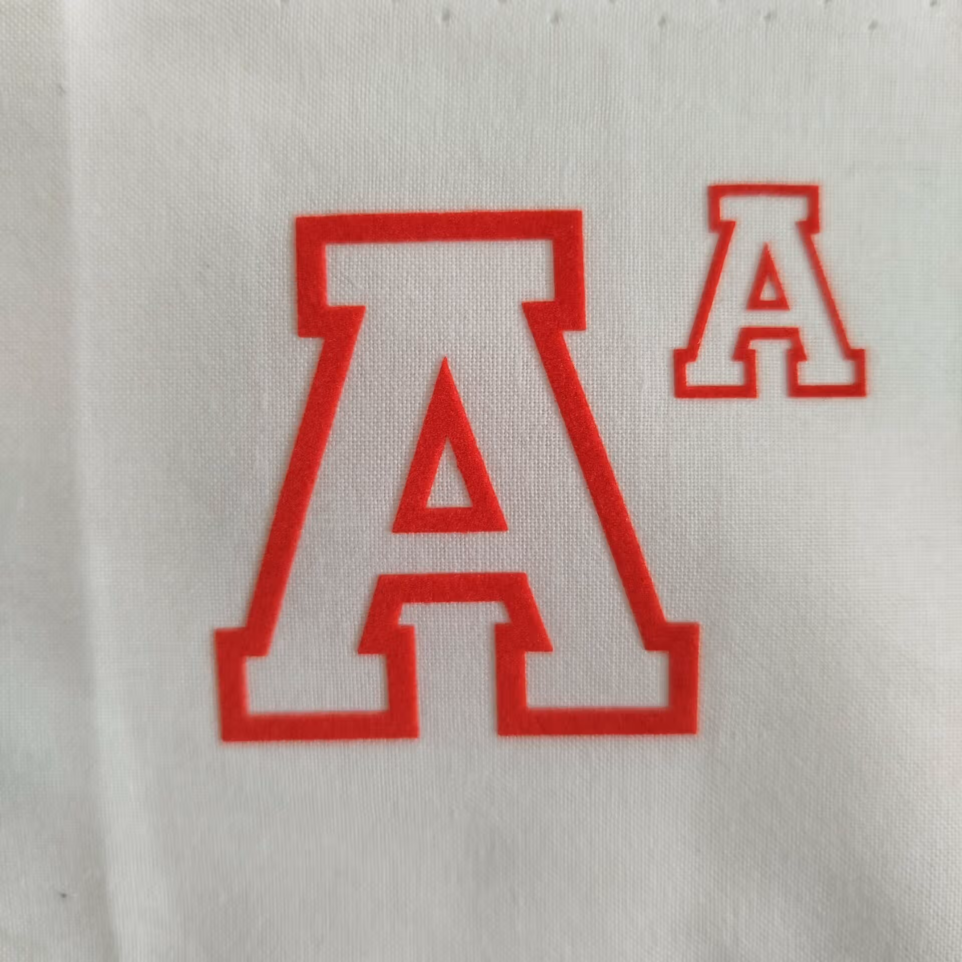 flex thermocollant lettre A rouge