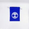 Bourse à dés plate - motif arbre de vie celtique Yggdrasil