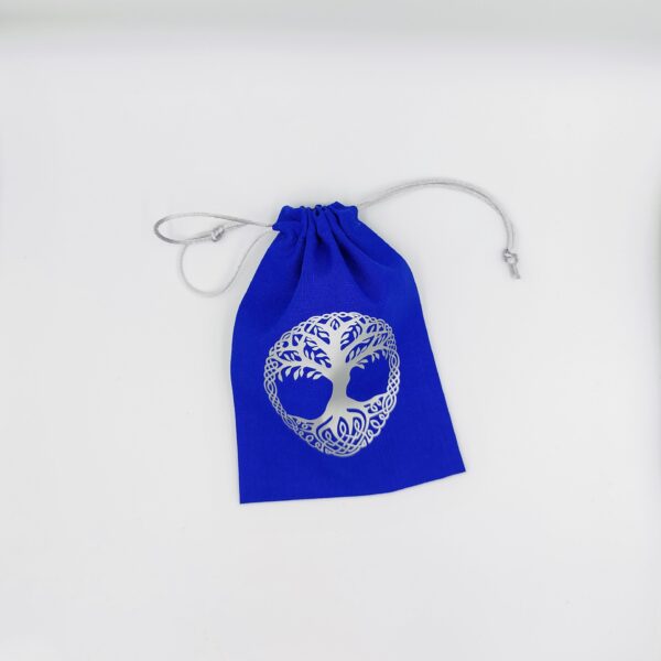 Bourse à dés plate - motif arbre de vie celtique Yggdrasil
