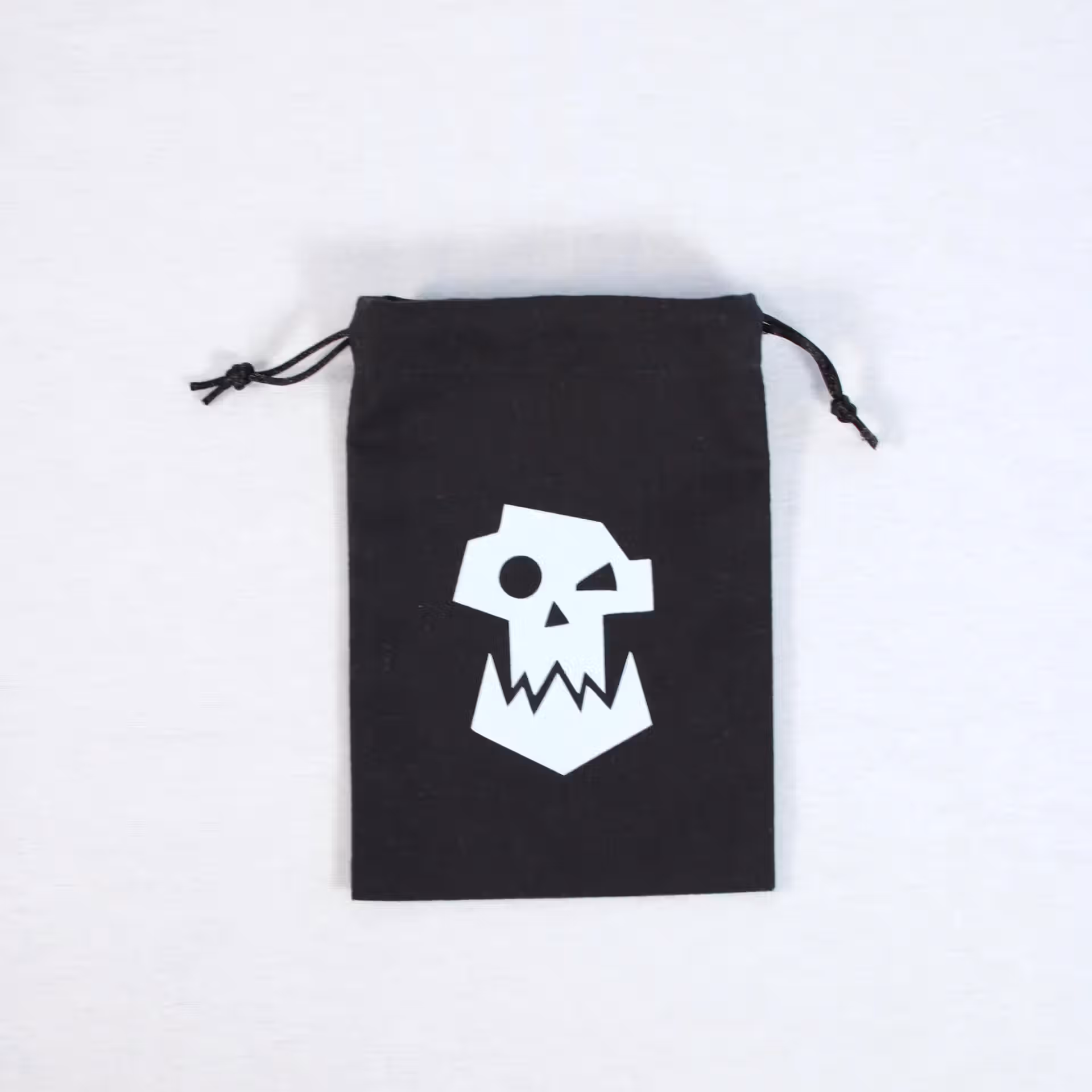 IMG_62692 Bourse à dés noire - motif Ork, Gork ou Mork