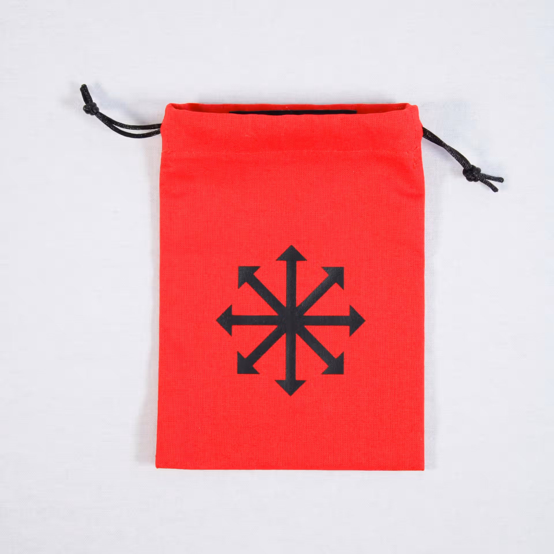 étoile du chaos Bourse à dés plate - motif étoile du chaos "Space marines"