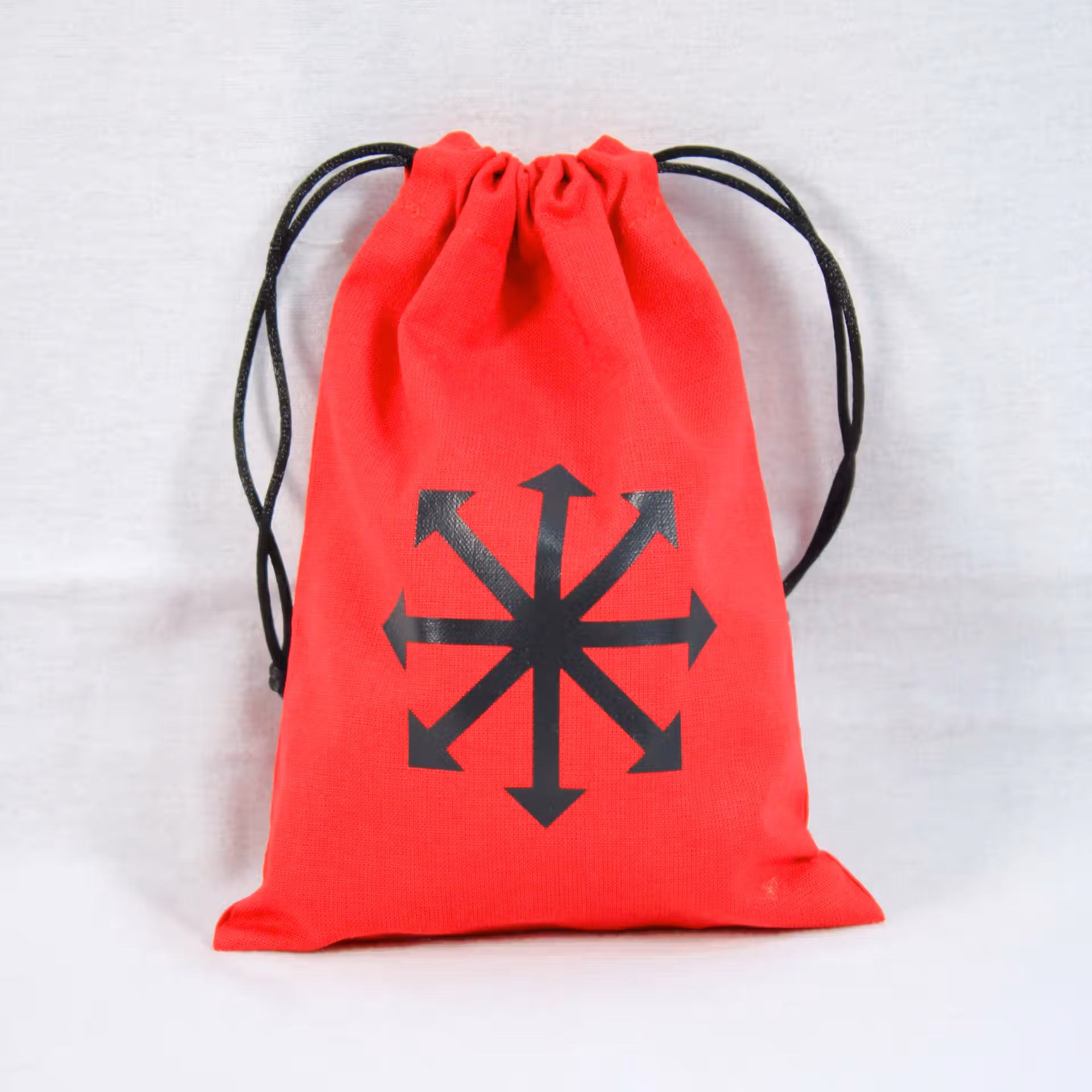 etoile du chaos Bourse à dés plate - motif étoile du chaos "Space marines"