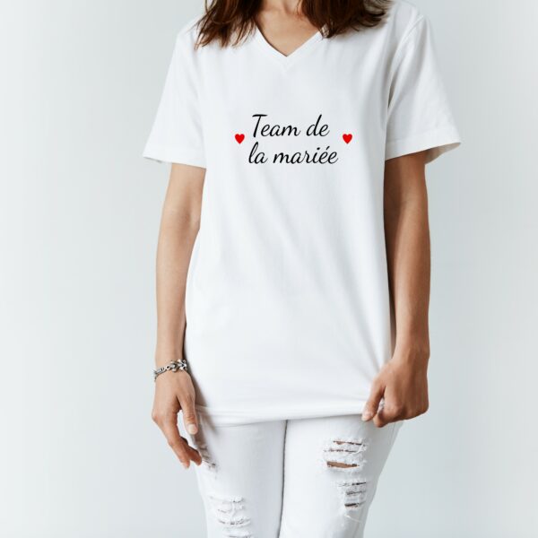 T-shirt "Team de la mariée"