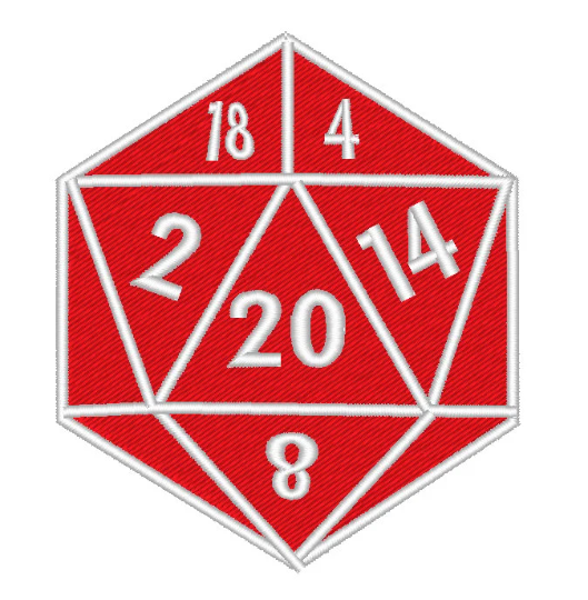 D20 rouge