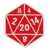 D20 rouge D20 rouge