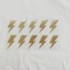 éclairs-paillettes Lot de 5 éclairs en flex ou vinyle thermocollant à paillettes