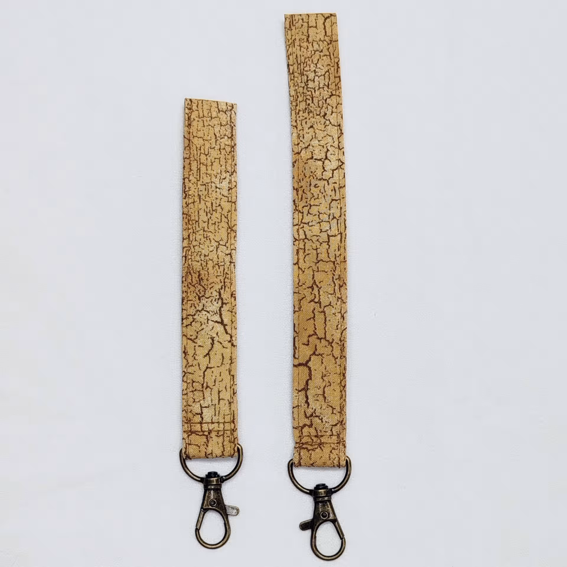 Porte-clés dragonne - Terre ocre