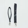 Porte-clés dragonne - Marbré Argent