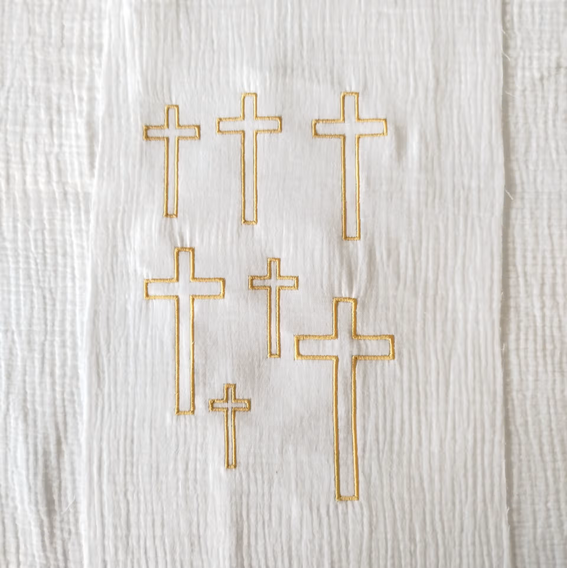 contour croix brodé Fichier de Broderie - Contour Croix Chrétienne - 7 tailles