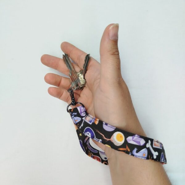 Porte-clés dragonne - Motif Sorcier