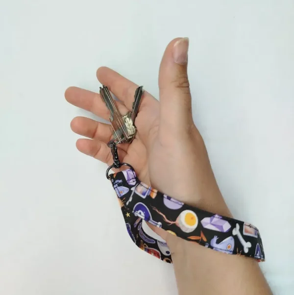 Porte-clés dragonne - Motif Sorcier