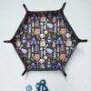 Piste à dés Hexagonale - Motif sorcier