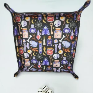 Piste à dés carrée - Motif sorcier