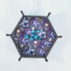 Piste à dés Hexagonale - Motif Dragon