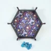 Piste à dés Hexagonale - Motif Dragon