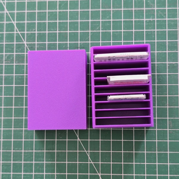 Boîte de rangement avec couvercle pour étui d'aiguilles