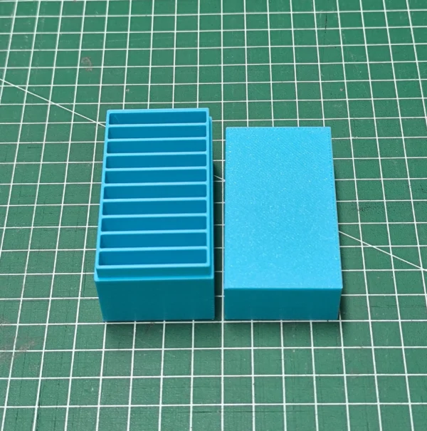 Boîte de rangement avec couvercle pour étui d'aiguilles