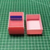 Boîte de rangement avec couvercle pour étui d'aiguilles