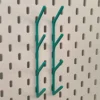 support à mini cônes vert bleu 2 Lot de supports à mini cônes de fil pour panneau Skådis (IKEA)