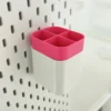séparateur 4 compartiments rose foncé Séparateur 4 compartiments pour récipient Skadis